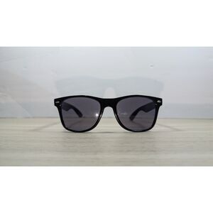 Briostack Black Square Sunglasses Classic Retro Style Dark Lenses